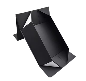 Custom logo Magnet Folding Paper Flat Packaging Box Luxurious Black <b>Magnetic</b> Closure Gift Box for Gift Packaging - Product Image 3