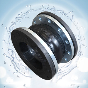 ยางกันสั่นสะเทือนชนิดข้อต่อ DIN ANSI BS ISO JIS ฯลฯ ข้อต่อยางแบบยืดหยุ่นกันสั่นสะเทือน Dn150 ยางกันกระแทกแบบขยายตัว - Product Image 1