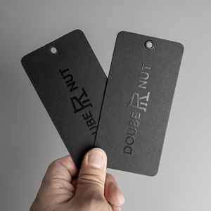 Tái Chế Sang Trọng Hàng May Mặc Treo <span class=keywords><strong>Tag</strong></span> Thiết Kế Treo Nhãn Tùy Chỉnh Với Logo Giấy Hangtags Cho Quần Áo Cho Áo Sơ Mi Thương Hiệu - Product Image 5