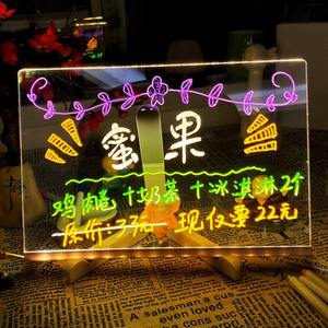 Schermo di visualizzazione a <span class=keywords><strong>LED</strong></span> per la ricarica di illuminazione fai da te mercato notturno pubblicità lavagna acrilica per aziende ospedali negozi frontali - Product Image 5