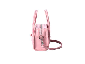 Bolso Tote de Cuero Rosa Liso a la Moda, Bolso de Mano Elegante para Mujer, Bolso de Hombro Moderno para Mujer, Bolso de Maquillaje para Chica - Product Image 2