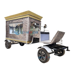 Hot Selling Funeral Hearses Cars Special Transportation Towable Coffin Cart Model Hearses for Sale - Product Image 2