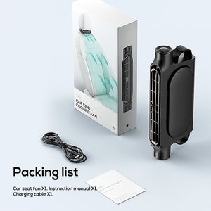 Ventilador de Coche Trasero Pluska CF03, Ventilador de Refrigeración USB, 6000 RPM, 3 Velocidades Ajustables, Ventilador para Asiento de Coche - Product Image 6