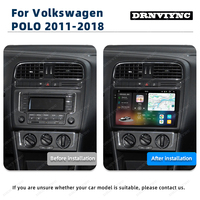 Autoradio stéréo écran tactile Android 13 9,5 pouces 7870 2K Carplay GPS Navigation DSP Audio pour Volkswagen VW POLO 2011-2018