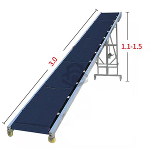 Bags Sand Concrete <b>Aggregate</b> Brick Moving Mobile Truck Loading Rubber Belt Conveyor System Machine Belt Conveyor Manufacturer - Product Image 5