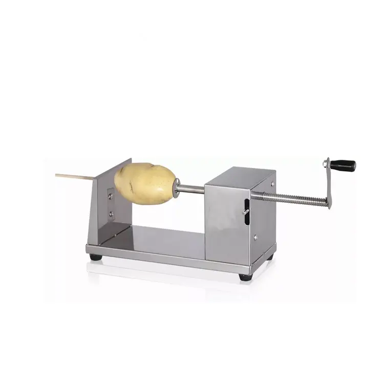 High quality Manual Spiral Slicer Extruded Potato Chips Making Machine
