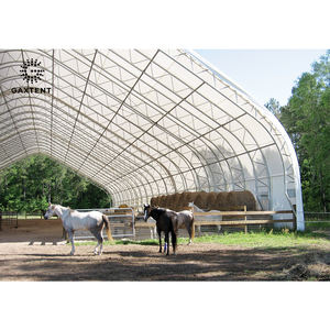 Tente industrielle en tissu PVC pour atelier Tente étanche à armature en acier Auvent Garage de voiture Entrepôt Application extérieure <span class=keywords><strong>Bois</strong></span> traité thermiquement PE - Product Image 5