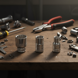 Fervi Polygonal <b>Socket</b> Wrench Normal Series 12mm 10mm <b>8mm</b> Metric Set - Product Image 3