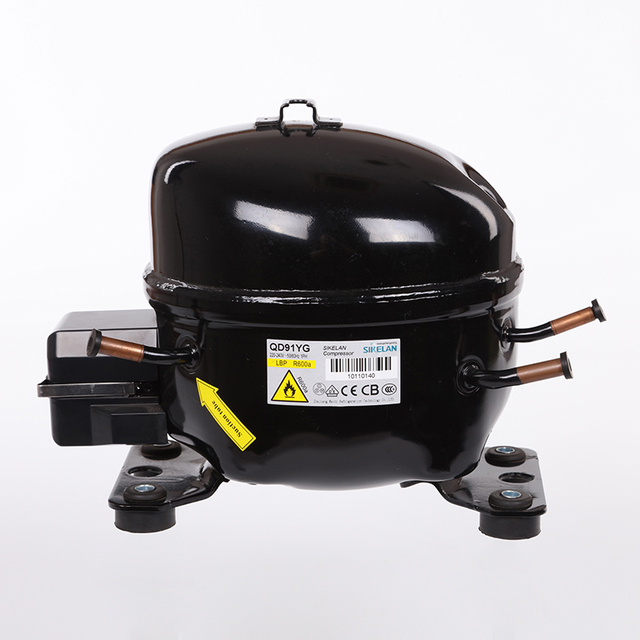 R600a DC 12v 24v QDZY43G Solar Power Portable Mini Freezer Camping Fridge Car Refrigerator Compressor
