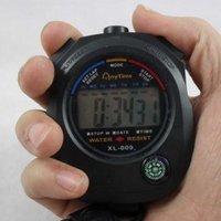 Timer Kronograf Digital LCD Profesional Penghitung Waktu Olahraga Stopwatch