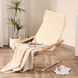 Minimalist Modern Recliner Chair Foldable Single Sofa Lounge Chair For Office Living Room Balcony Home Use - Product Image 1