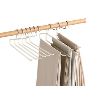 FaSoLa Home Trouser Hanger Z-Shaped Anti-Slip Hook Type Minimalist Pant Hanger Space Saving Clothing Organizer - Product Image 3