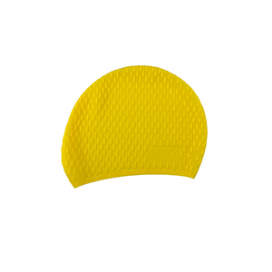 Haute qualité design de mode goutte d'<span class=keywords><strong>eau</strong></span> protection des oreilles doux imperméable silicone sans rides <span class=keywords><strong>bonnet</strong></span> de bain pour hommes et femmes - Product Image 2