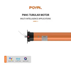 POYAL Tuya voz controle do motor tubular elétrica para smart tambor persiana motorizado guarda-sóis