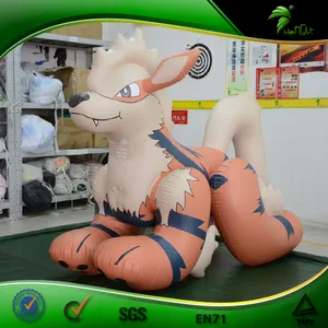 Inflatable Arcanine Suit Hongyi Inflatable Animals Suit Cosplay Air Character Inflatable Costume