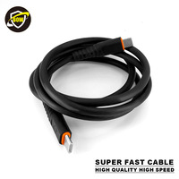 Câble de Charge rapide en Silicone liquide antigel 1M à faible quantité minimale de commande 3A câble de données d'éclairage USB noir blanc à 8 broches pour iPhone