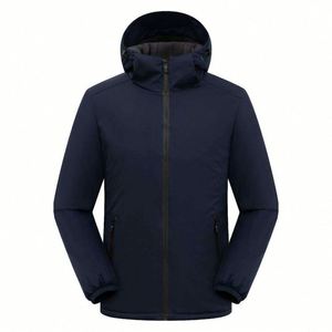 Veste coupe-vent longue et fine à capuche pour homme, imperméable et respirante, grande taille, idéale pour l'extérieur en été - Product Image 3
