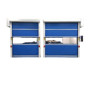 Schone ruimte deur winddichte elektrische roldeur hoge snelheid herbruikbare PVC snedeur - Product Image 1