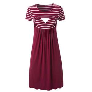 2020 en gros Personnalisé Nouvelle arrivée D'allaitement Maternité <span class=keywords><strong>Vêtements</strong></span> D'allaitement Enceinte Allaitement Robe Premama Porter Des <span class=keywords><strong>Vêtements</strong></span> - Product Image 2