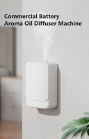 Diffuseur d'huiles essentielles intelligent mural de luxe, sans eau, avec commande à distance par application, pour la maison et le bureau