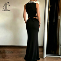 Fabricant et Fournisseur OEM ODM de Robes de Soirée Noires Personnalisées en Gros pour Femmes