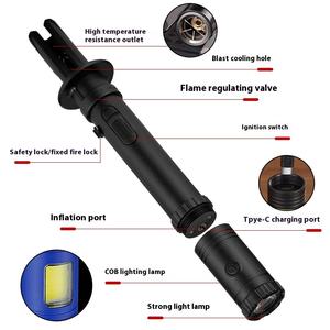 مسدس رش يدوي متعدد الوظائف للتخييم الخارجي-مصباح COB ولاعة مقاوم للماء قابل للنفخ - Product Image 4