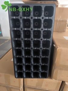 Sâu gieo hạt Khay cho các nhà máy Vườn Ươm 50 72 128 tế bào hạt giống khởi động khay PVC nhựa thoát nước - Product Image 4