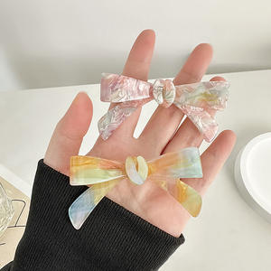 Horquilla para el pelo con diseño de lazo de ácido acético, estilo coreano, para flequillo y <span class=keywords><strong>cabello</strong></span> suelto, para <span class=keywords><strong>mujer</strong></span>, con temperamento elegante y moderno - Product Image 4