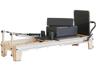 MJD-W46 Machine de Pilates pliable réglable en bois d'érable durable, emballage en boîte en bois, équipement de fitness pour la maison et le studio