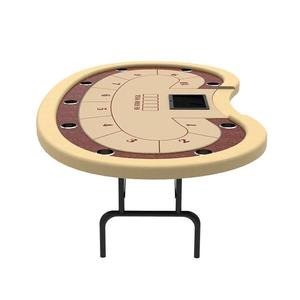 Lucky YH — Table pliante 96 pouces, siège de Poker Texas, couleur personnalisée, de haute qualité, vente en gros, avec coupe d'eau - Product Image 5