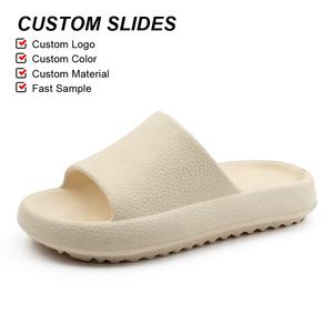 OLICOM Fabrication en gros, commande personnalisée, pantoufles avec logo pour femmes et hommes, tongs de maison, sandales de douche, tongs à semelle épaisse et rembourrée - Product Image 3