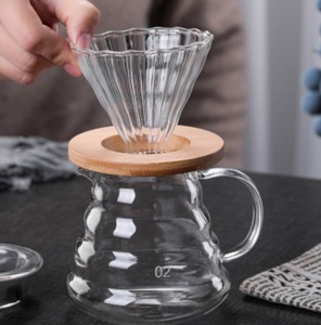 Bouilloire de café chaud pour serveur, ensemble de théière, verres résistants à la chaleur, réutilisable, <span class=keywords><strong>prix</strong></span> d'usine - Product Image 5