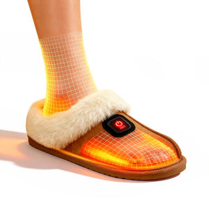 Zapatillas Térmicas Personalizadas para Mujer con 3 Niveles de Calor y Suela Antideslizante - Calzado Recargable para Invierno de Uso en Interiores para Hombres y Mujeres - Product Image 1