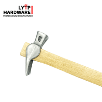 Barato personalizado 300g 400g magnético y antideslizante Jordanstyle martillo con mango de madera