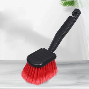 Brosse de nettoyage de roues de voiture NIKO avec manche en plastique, brosse de lavage automobile pour le detailing - Product Image 3