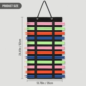 <b>Drumstick</b> Holder Hanging <b>Drumstick</b> Display <b>Bag</b> Foldable Felt Drum Sticks Holder Organizers <b>Bag</b> <b>for</b> 12 Pairs <b>Drumsticks</b> - Product Image 5