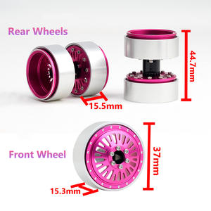 Nuevo producto 1,3 "llanta de ruedas dualmente Beadlock para RC Crawler Car 1/24 <span class=keywords><strong>Axial</strong></span> <span class=keywords><strong>SCX24</strong></span> 1/18 Redcat Ascent18 TRX4M RC piezas de actualización - Product Image 2