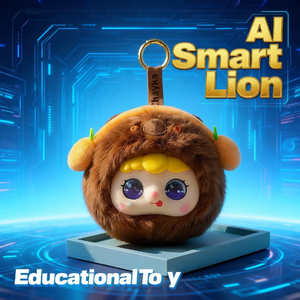 便携式情绪支持人工智能伴侣钥匙扣 超柔软毛绒玩具，带ChatGPT互动，用于缓解压力的玩具钥匙扣 - Product Image 6