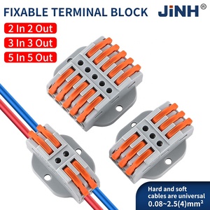 ขั้วต่อสายไฟแบบกด JINH ขายส่ง ไม่ต้องใช้สกรู เชื่อมต่อเร็ว - Product Image 2