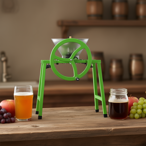 Exprimidor manual de 7L con soporte de acero inoxidable para elaboración casera de vino y sidra, kit para prensar frutas. - Product Image 2