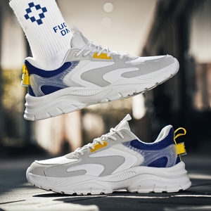 Nouvelles chaussures de <span class=keywords><strong>sport</strong></span> décontractées à la mode et polyvalentes pour hommes, chaussures à semelles épaisses, légères, respirantes et à la mode - Product Image 2