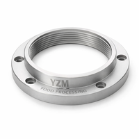 Collier de serrage simple fendu en aluminium usiné CNC pour arbre de transmission de puissance