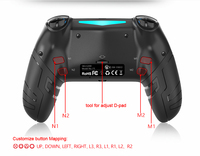Manette de jeu sans fil pour Sony Playstation 4 PS4 Pro Elite IOS Android Ordinateur