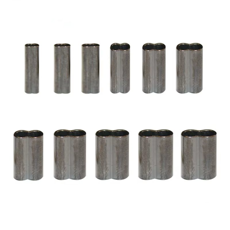 Fishing Crimp Sleeves Double Barrel Crimp