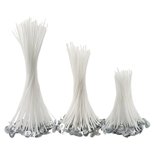 Mechas De algodón preenceradas con lengüetas, Para telas De Tubo, Velas, 100 unidades - Product Image 4