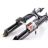 Fourche à suspension à Double couronne de fourche, à verrouillage facile, nouveauté