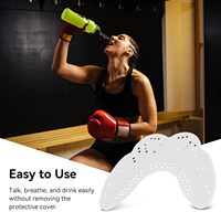 Protège-dents souple personnalisé PHCOMRICH en EVA pour la protection sportive des joueurs de football, basketball, rugby, hockey, boxe, MMA, taekwondo