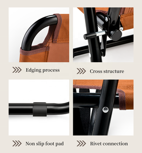 하이 스피드 편안한 캠핑 의자 접이식 야외 150KG 1-2인용 넓은 공간 등받이 캠핑 의자 - Product Image 3