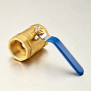 1PC Vanne à boisseau sphérique SS304, filetage NPT/BSP femelle, passage pleine largeur, pour eau, gaz, huile, avec levier d'arrêt, résistante à la corrosion, durable - Product Image 2