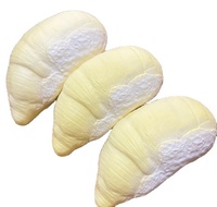PU Schuim Realistisch Fruit Squishy Speelgoed Ultra-Zacht Gele Durian Vorm Langzaam Stijgend Squishy Stressverlichtend Knijpspeelgoed voor Kinderen Cadeau